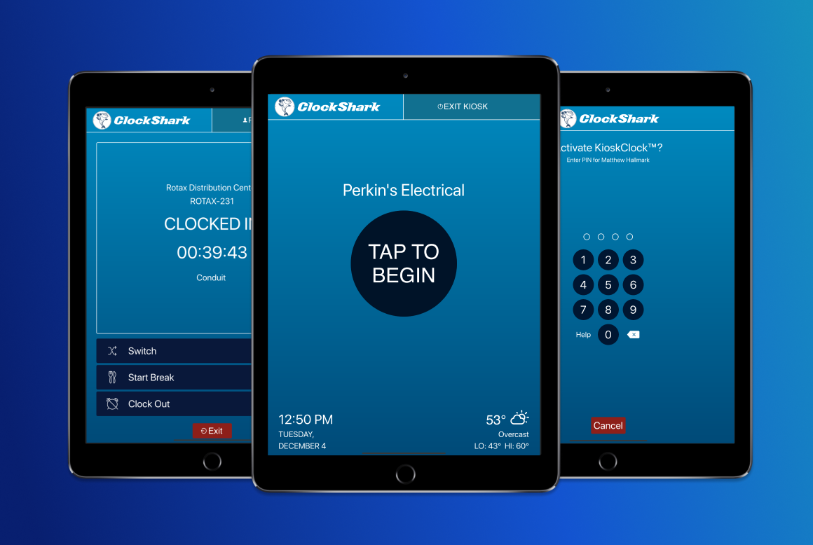 Clockshark application