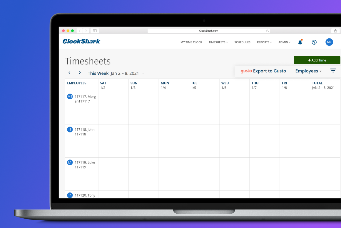 Clockshark integration
