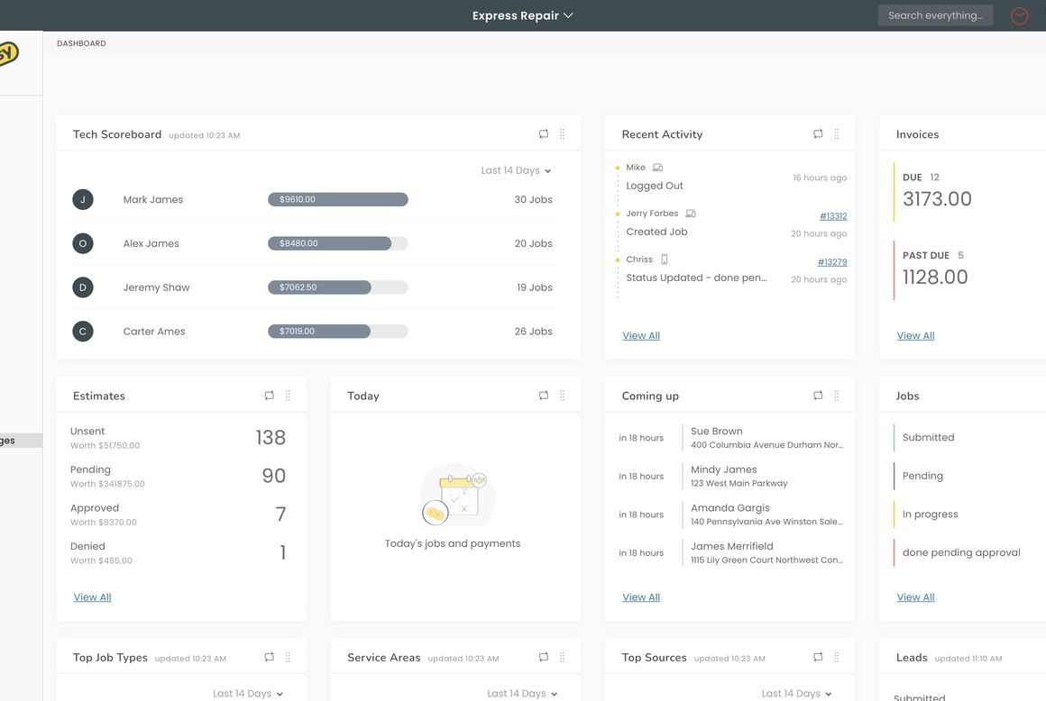 Workiz application