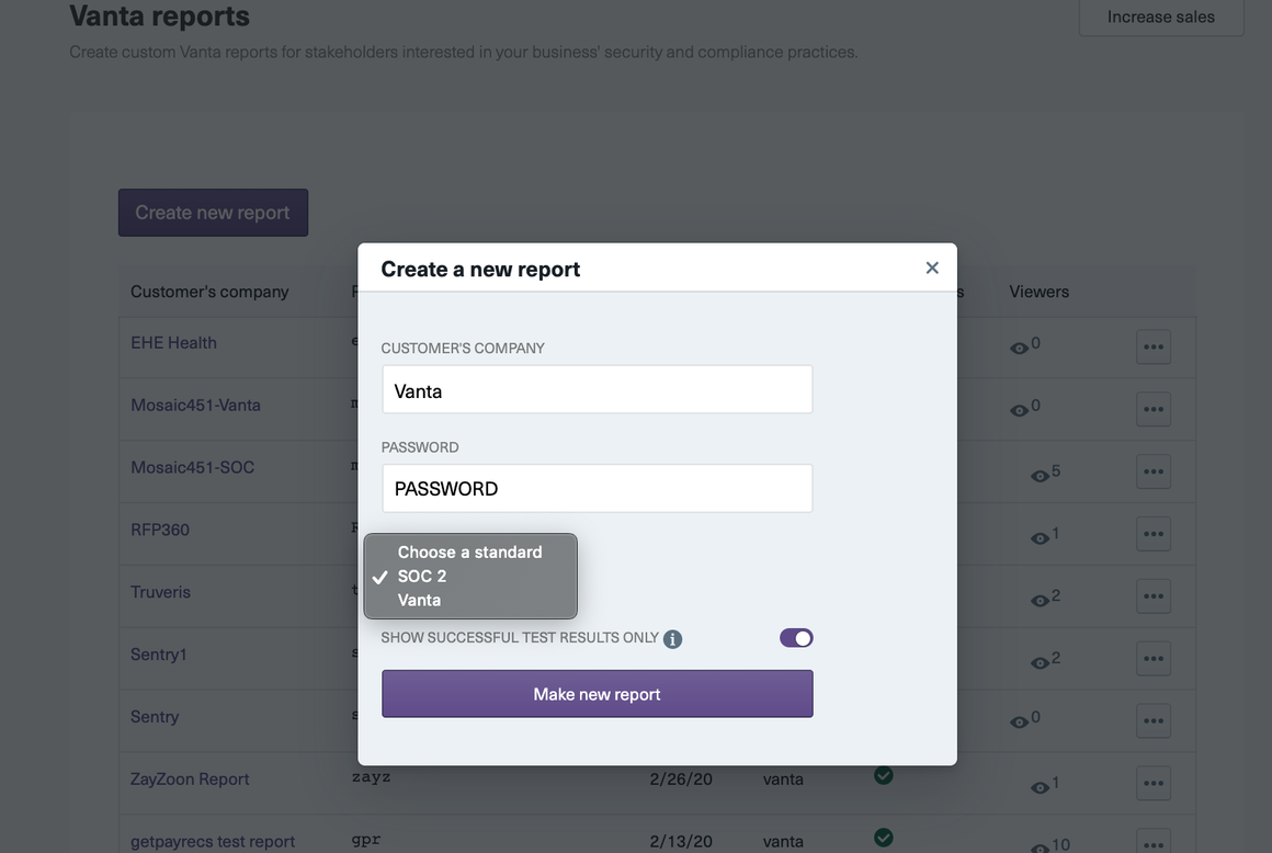 Create a Report