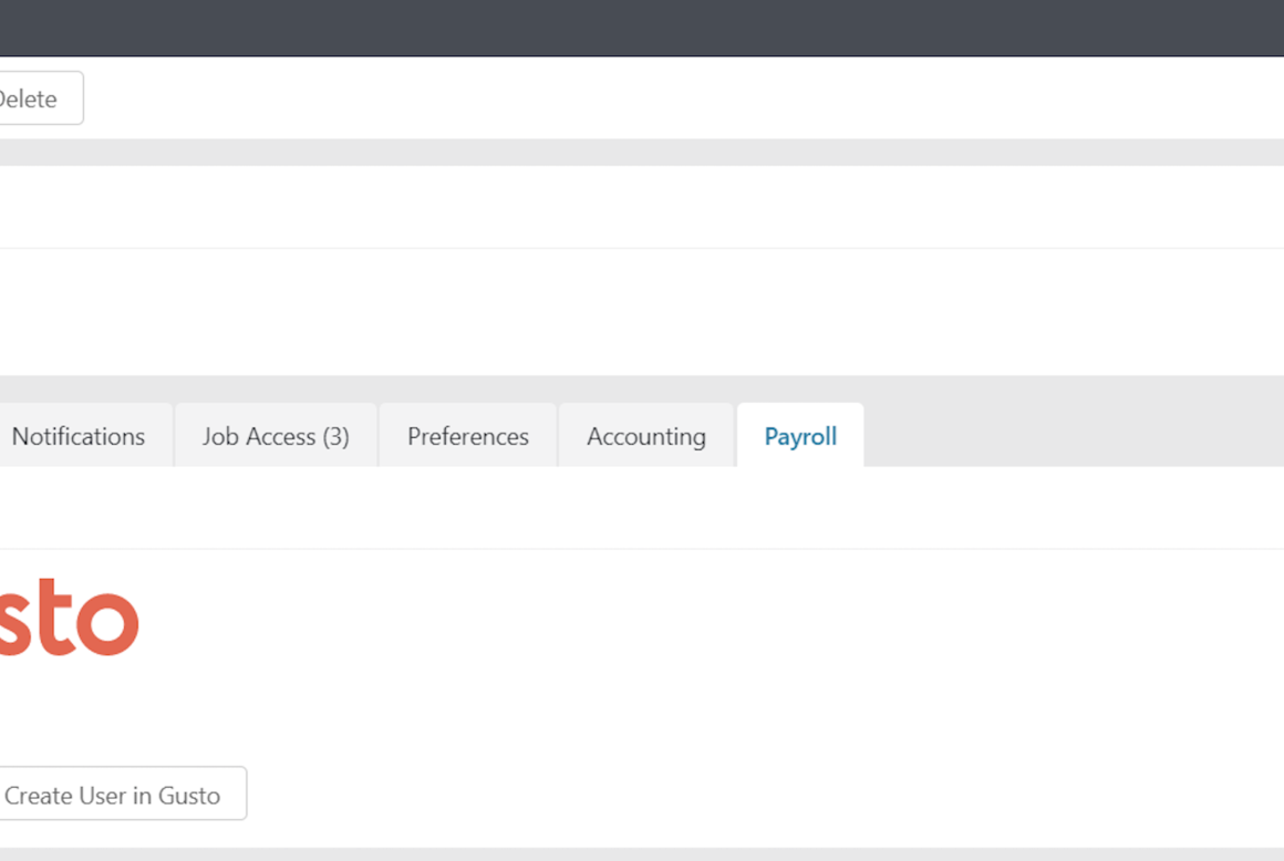 Internal User Details