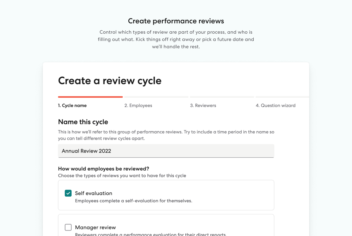 Creating reviews