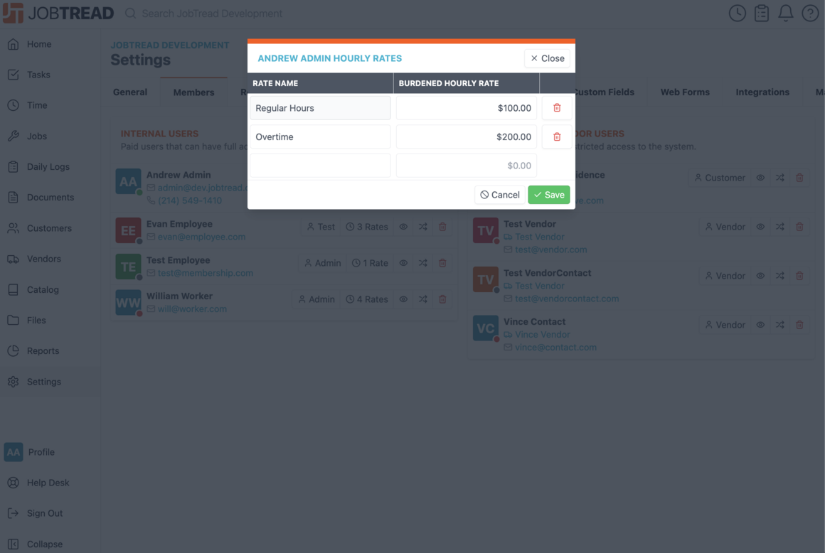 pay rates settings 2