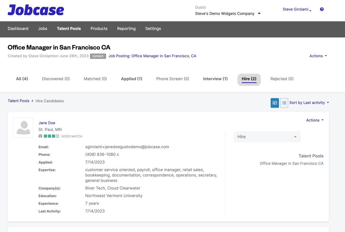 value proposition - primary user experience
